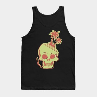 Tropical Skull Tank Top